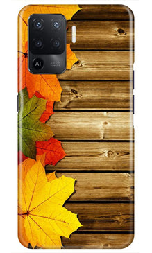 Wooden look3 Mobile Back Case for Oppo F19 Pro (Design - 61)