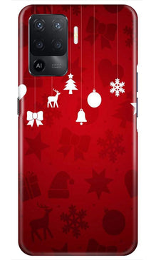 Christmas Mobile Back Case for Oppo F19 Pro (Design - 78)