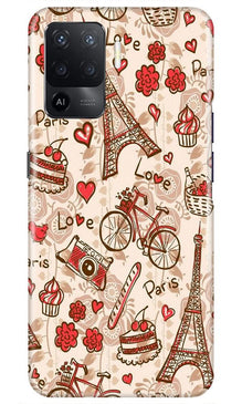 Love Paris Mobile Back Case for Oppo F19 Pro  (Design - 103)