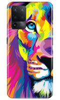 Colorful Lion Case for Oppo F19 Pro  (Design - 110)