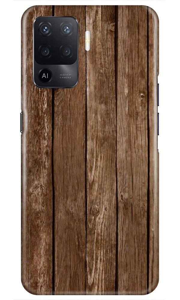Wooden Look Case for Oppo F19 Pro  (Design - 112)