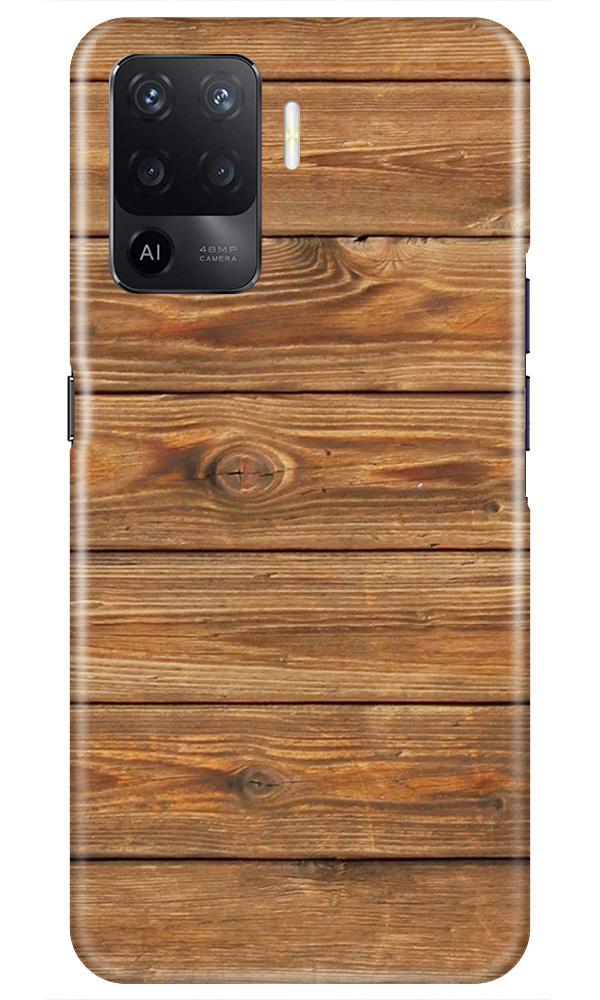 Wooden Look Case for Oppo F19 Pro(Design - 113)
