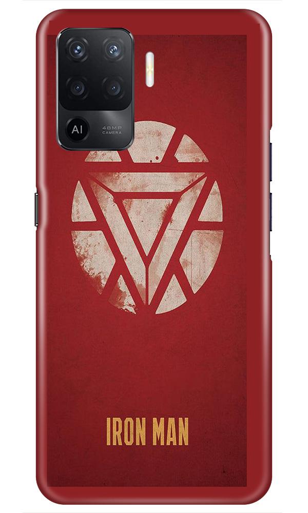 Iron Man Superhero Case for Oppo F19 Pro  (Design - 115)