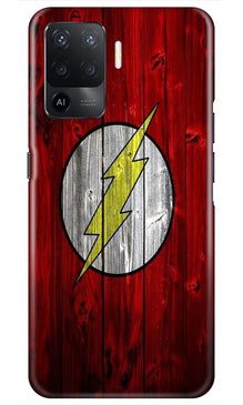 Flash Superhero Mobile Back Case for Oppo F19 Pro  (Design - 116)