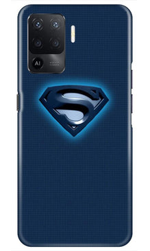 Superman Superhero Mobile Back Case for Oppo F19 Pro  (Design - 117)