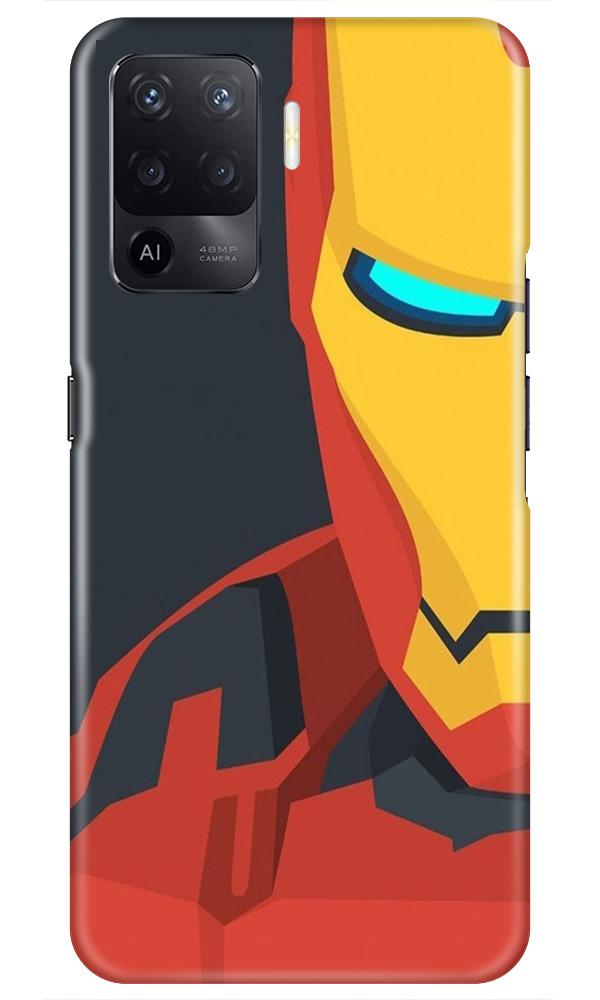 Iron Man Superhero Case for Oppo F19 Pro  (Design - 120)