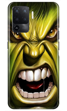 Hulk Superhero Mobile Back Case for Oppo F19 Pro  (Design - 121)