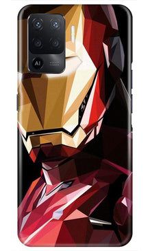 Iron Man Superhero Mobile Back Case for Oppo F19 Pro  (Design - 122)