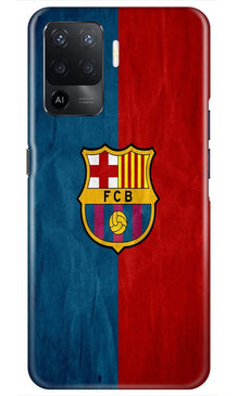 FCB Football Mobile Back Case for Oppo F19 Pro  (Design - 123)