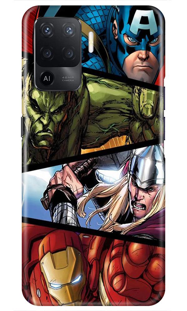 Avengers Superhero Case for Oppo F19 Pro  (Design - 124)
