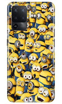 Minions Mobile Back Case for Oppo F19 Pro  (Design - 126)