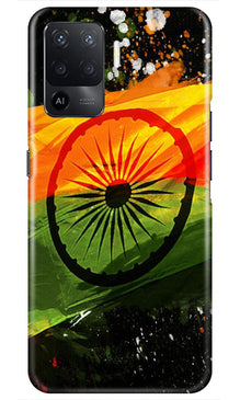 Indian Flag Mobile Back Case for Oppo F19 Pro  (Design - 137)
