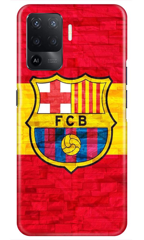FCB Football Case for Oppo F19 Pro  (Design - 174)