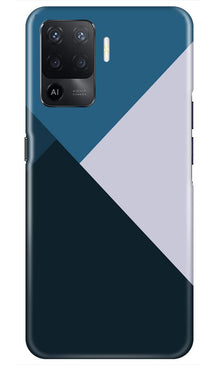 Blue Shades Mobile Back Case for Oppo F19 Pro (Design - 188)