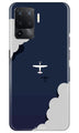 Clouds Plane Case for Oppo F19 Pro (Design - 196)