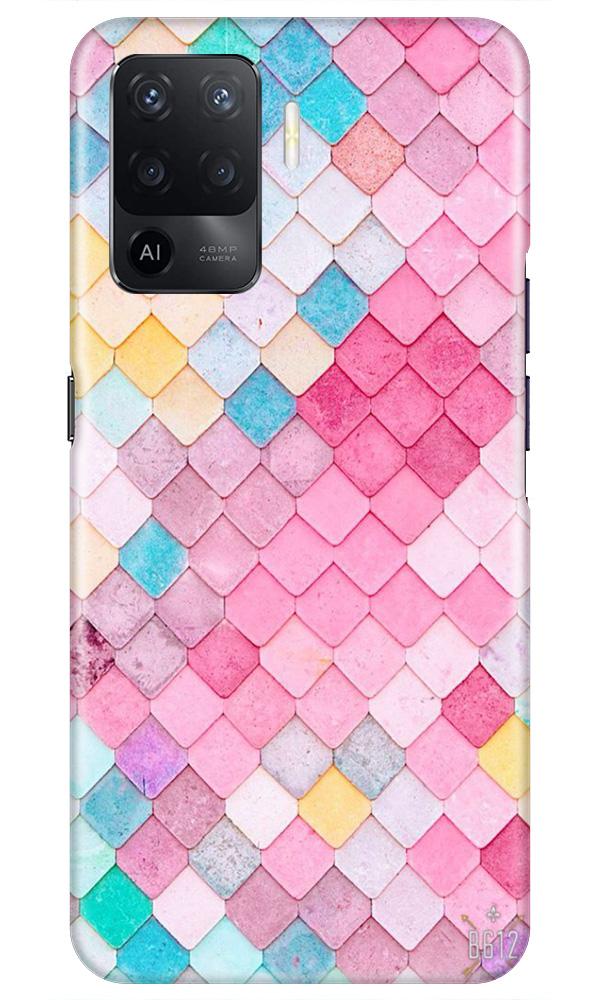 Pink Pattern Case for Oppo F19 Pro (Design No. 215)