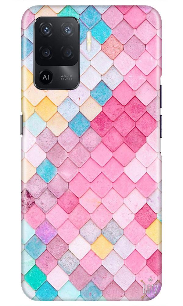 Pink Pattern Case for Oppo F19 Pro (Design No. 215)