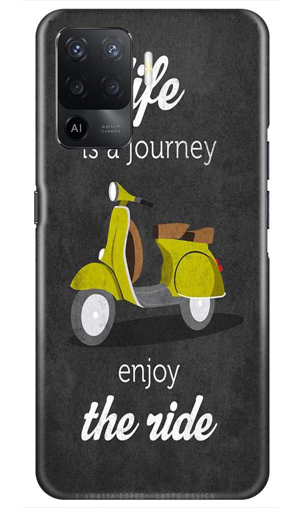 Life is a Journey Case for Oppo F19 Pro (Design No. 261)
