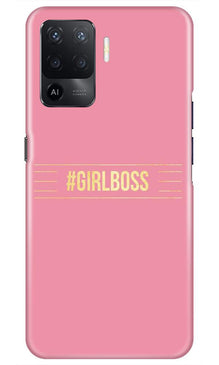 Girl Boss Pink Mobile Back Case for Oppo F19 Pro (Design - 263)