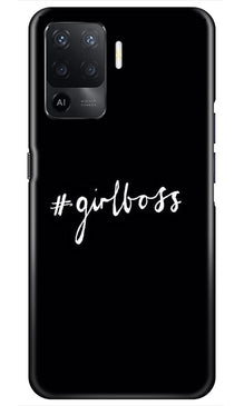 #GirlBoss Mobile Back Case for Oppo F19 Pro (Design - 266)