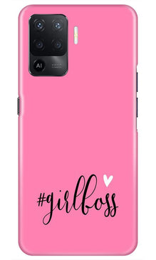 Girl Boss Pink Mobile Back Case for Oppo F19 Pro (Design - 269)