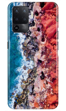 Sea Shore Mobile Back Case for Oppo F19 Pro (Design - 273)