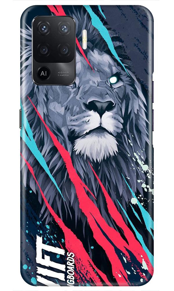 Lion Case for Oppo F19 Pro (Design No. 278)