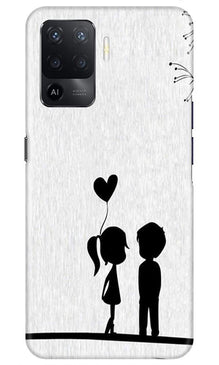 Cute Kid Couple Mobile Back Case for Oppo F19 Pro (Design - 283)