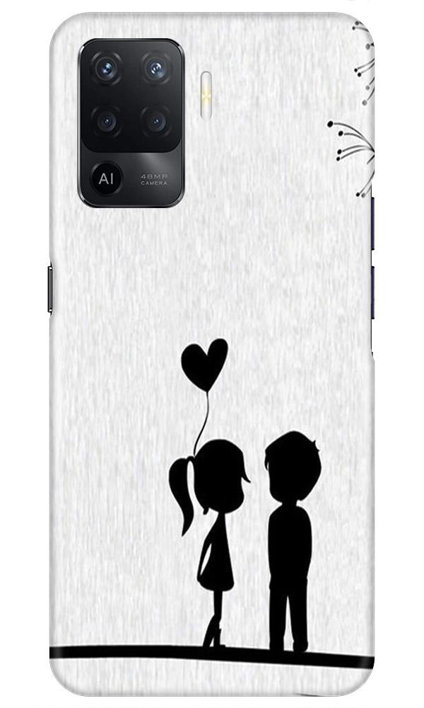 Cute Kid Couple Case for Oppo F19 Pro (Design No. 283)