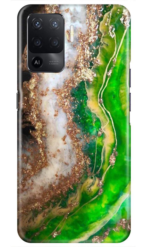 Marble Texture Mobile Back Case for Oppo F19 Pro (Design - 307)