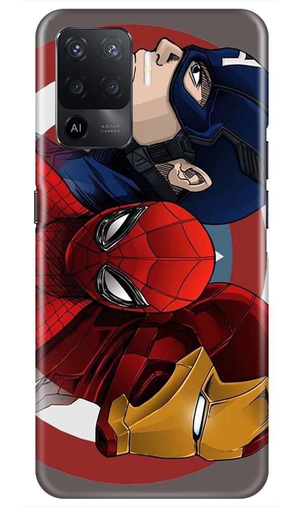 Superhero Mobile Back Case for Oppo F19 Pro (Design - 311)