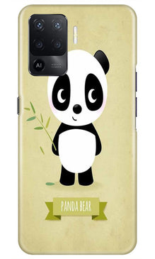 Panda Bear Mobile Back Case for Oppo F19 Pro (Design - 317)