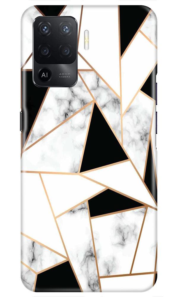 Marble Texture Mobile Back Case for Oppo F19 Pro (Design - 322)