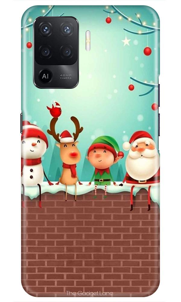 Santa Claus Mobile Back Case for Oppo F19 Pro (Design - 334)
