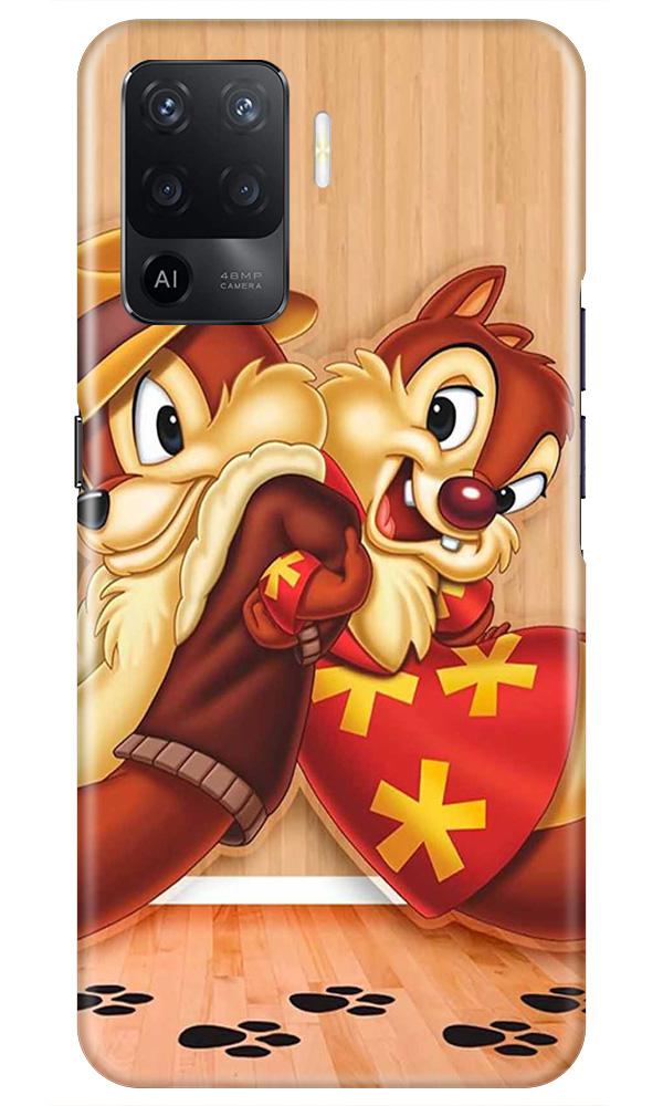 Chip n Dale Mobile Back Case for Oppo F19 Pro (Design - 335)