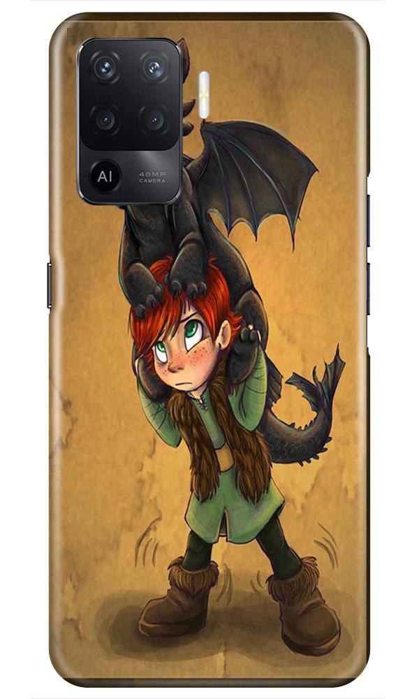 Dragon Mobile Back Case for Oppo F19 Pro (Design - 336)