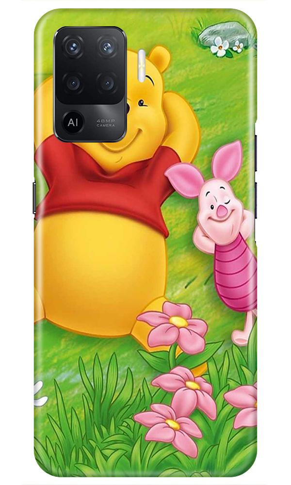 Winnie The Pooh Mobile Back Case for Oppo F19 Pro (Design - 348)