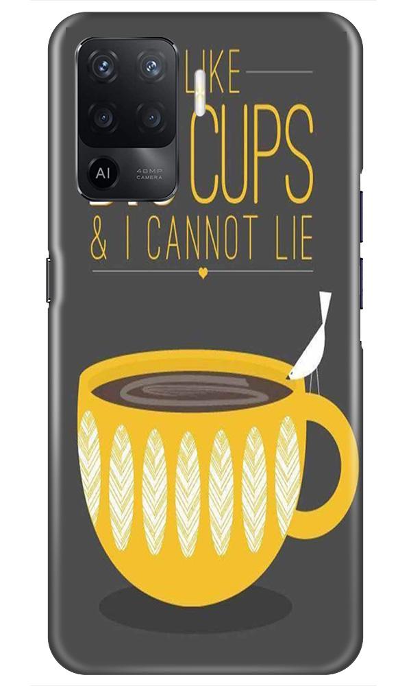 Big Cups Coffee Mobile Back Case for Oppo F19 Pro (Design - 352)