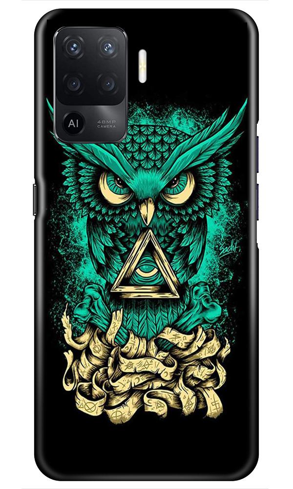 Owl Mobile Back Case for Oppo F19 Pro (Design - 358)