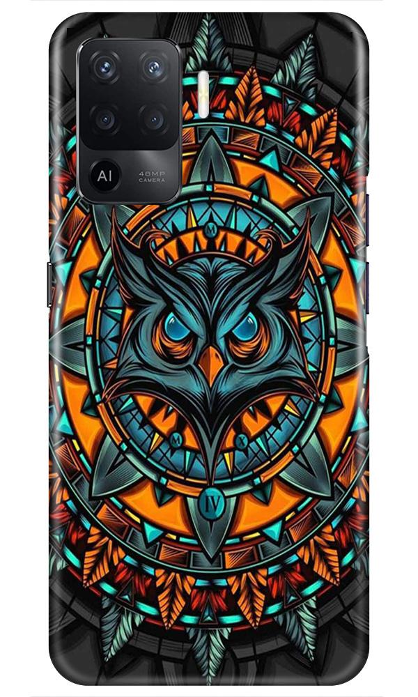 Owl Mobile Back Case for Oppo F19 Pro (Design - 360)