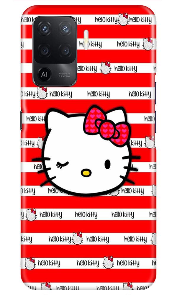 Hello Kitty Mobile Back Case for Oppo F19 Pro (Design - 364)