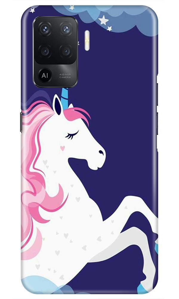 Unicorn Mobile Back Case for Oppo F19 Pro (Design - 365)
