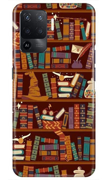 Book Shelf Mobile Back Case for Oppo F19 Pro (Design - 390)