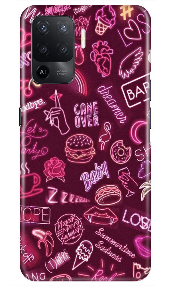 Party Theme Mobile Back Case for Oppo F19 Pro (Design - 392)