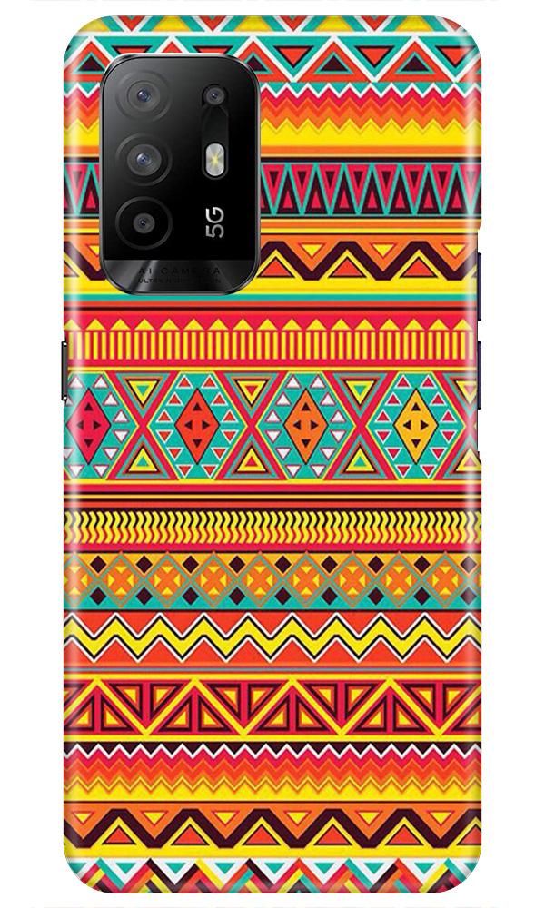 Zigzag line pattern Case for Oppo F19 Pro Plus
