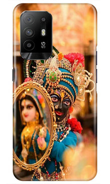 Lord Krishna5 Mobile Back Case for Oppo F19 Pro Plus (Design - 20)