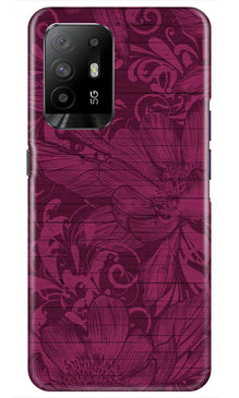 Purple Backround Mobile Back Case for Oppo F19 Pro Plus (Design - 22)