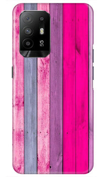 Wooden look Mobile Back Case for Oppo F19 Pro Plus (Design - 24)