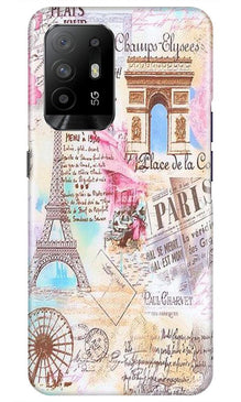 Paris Eiftel Tower Mobile Back Case for Oppo F19 Pro Plus (Design - 54)