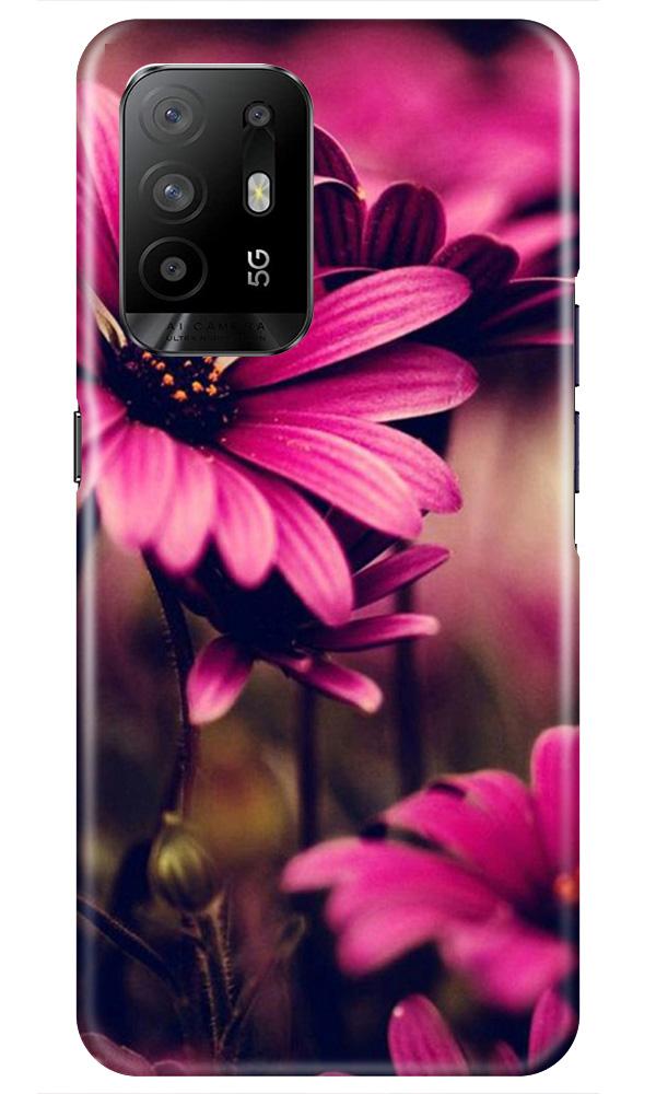 Purple Daisy Case for Oppo F19 Pro Plus